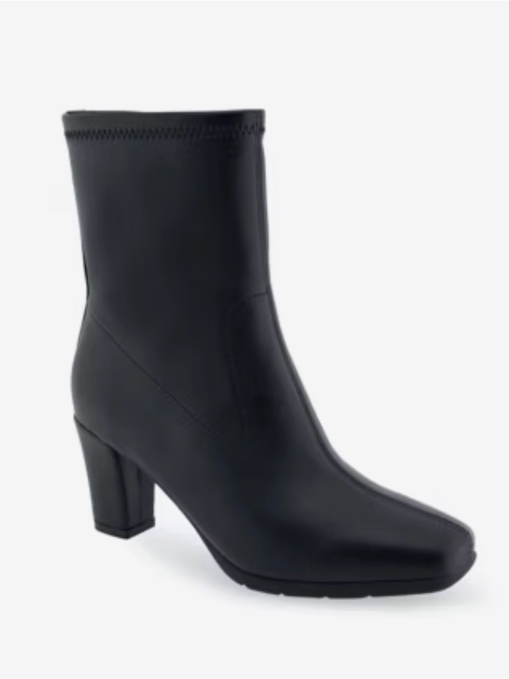 Aerosoles cinnamon black booties size 8
